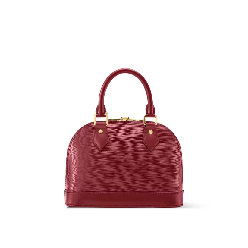 Alma BB Red Monogram Print