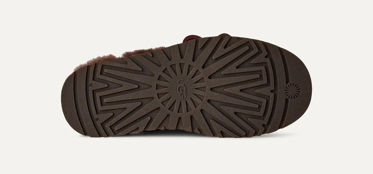 Disquette Heritage Platform Slippers – Dark Brown