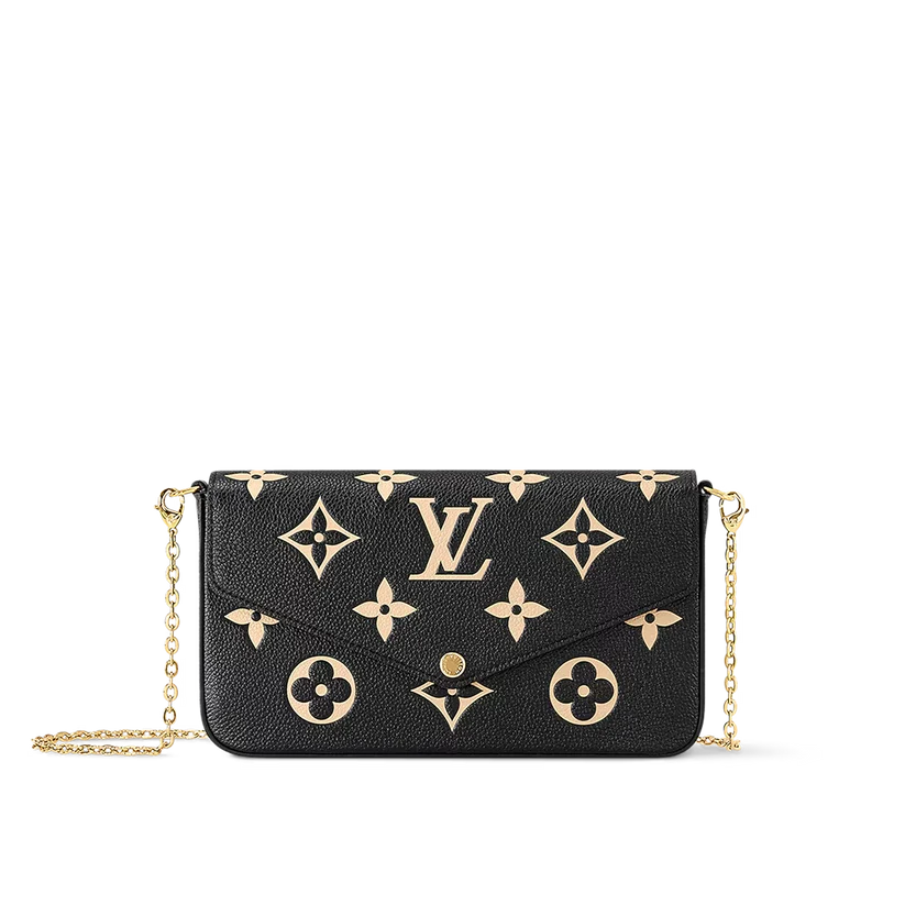 Felicie Pouch Black Beige