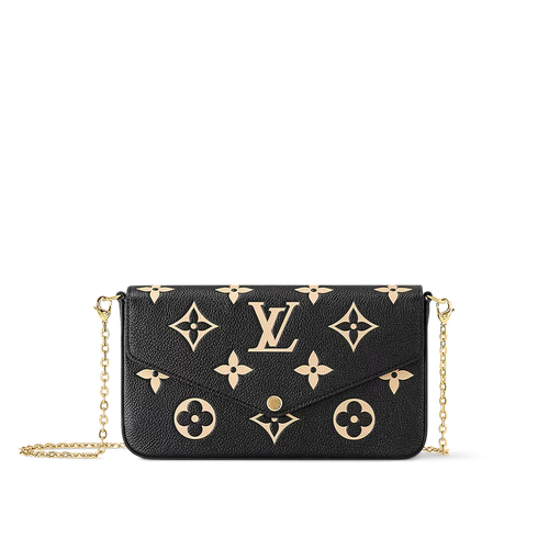Felicie Pouch Black Beige