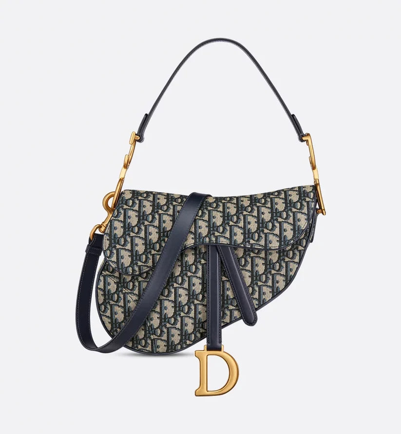 Saddle Bag With Strap - Blue Edition