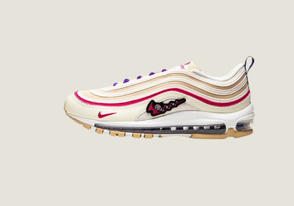 AIR MAX 97 SE "AIR SPRUNG" SESAME/ELECTRO PURPLE/COCONUT MILK/RUSH PINK