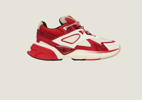 MA Runner Low Top Sneakers Red / White / Cream