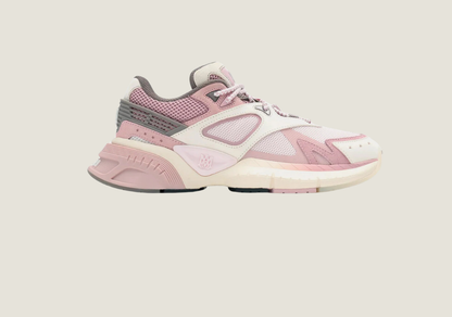 MA Runner Pink Low Top Sneakers Pink White Cream