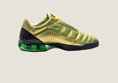 Total 90 Shox Secutor Maha Amsterdam Metallic Gold Green