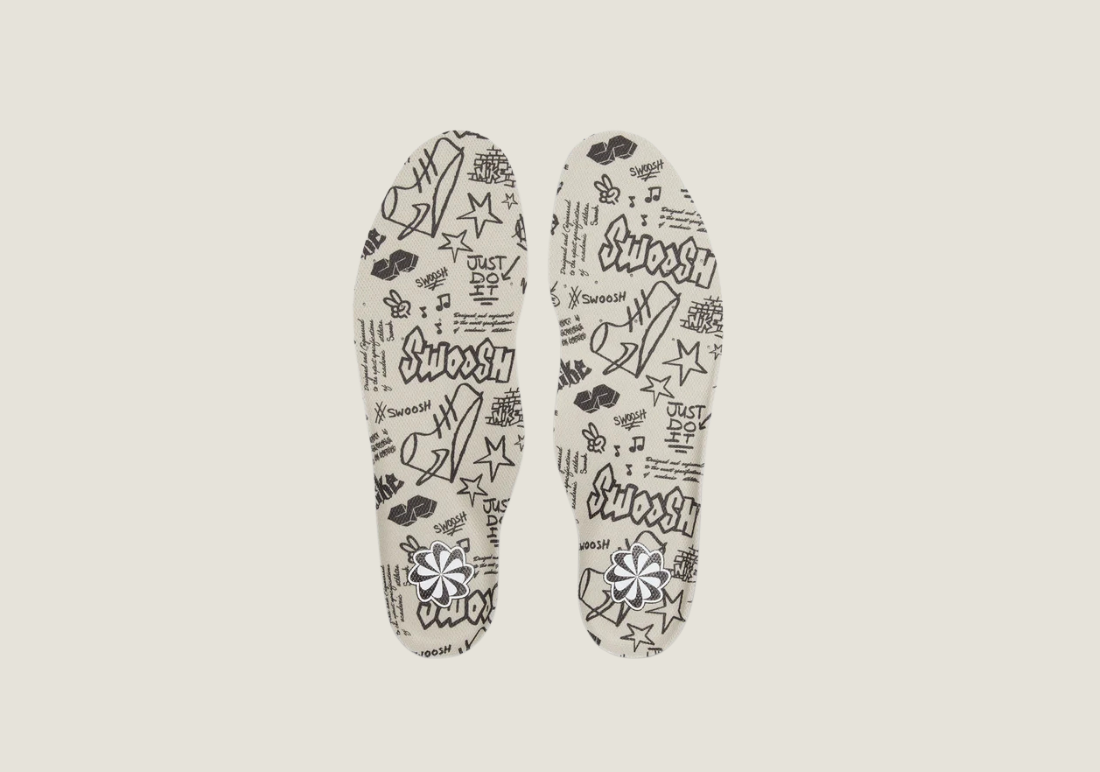 Air Max 1 "Notebook Doodles"  Sail / Navy / Burgundy