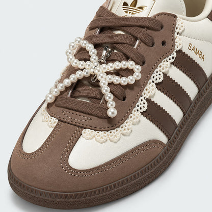 Samba Pearls and Lace – Brown & Cream