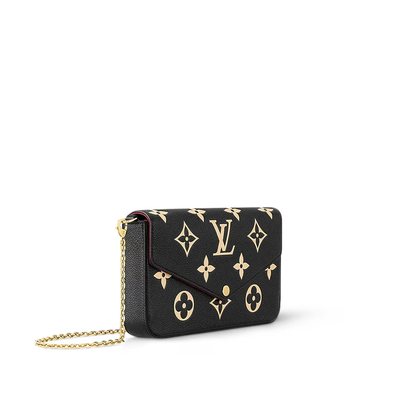 Felicie Pouch Black Beige