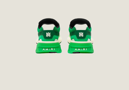 MA Runner Low Top Sneakers Green / White / Cream