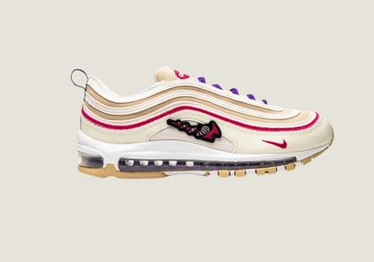 AIR MAX 97 SE "AIR SPRUNG" SESAME/ELECTRO PURPLE/COCONUT MILK/RUSH PINK