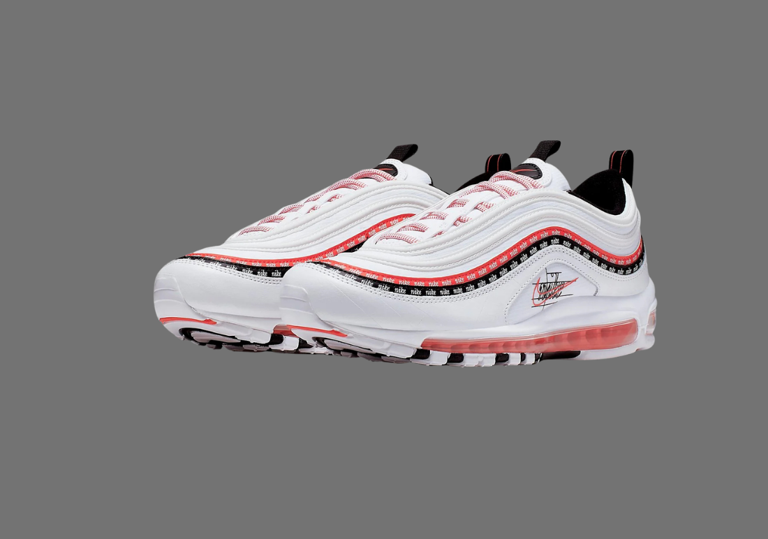 Air Max 97 Script Swoosh Pack White / University Red / Black