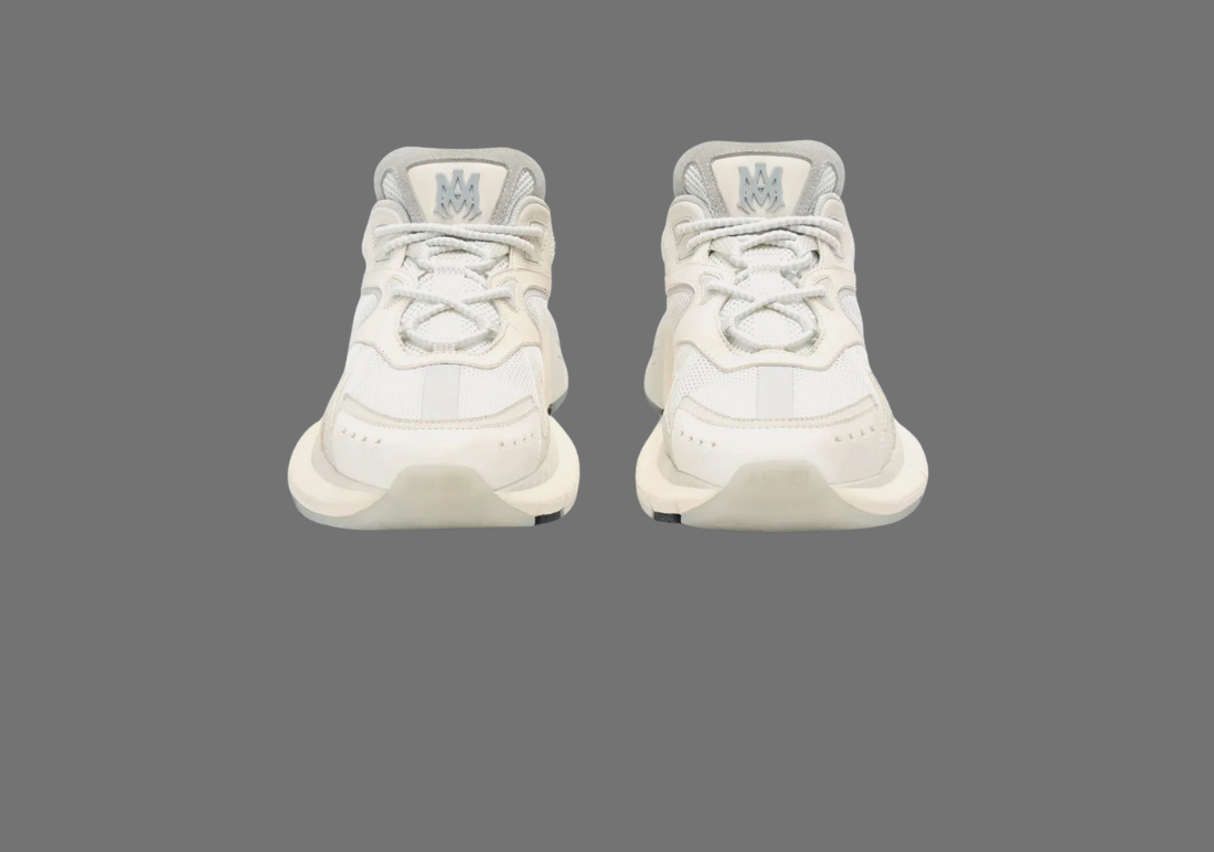 MA Runner White Low Top Sneakers White