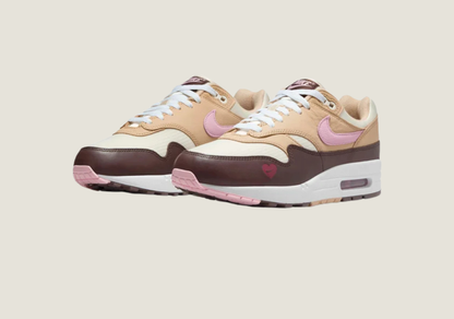 Air Max 1 '87  Coconut Milk/Baroque Brown/Medium Soft Pink