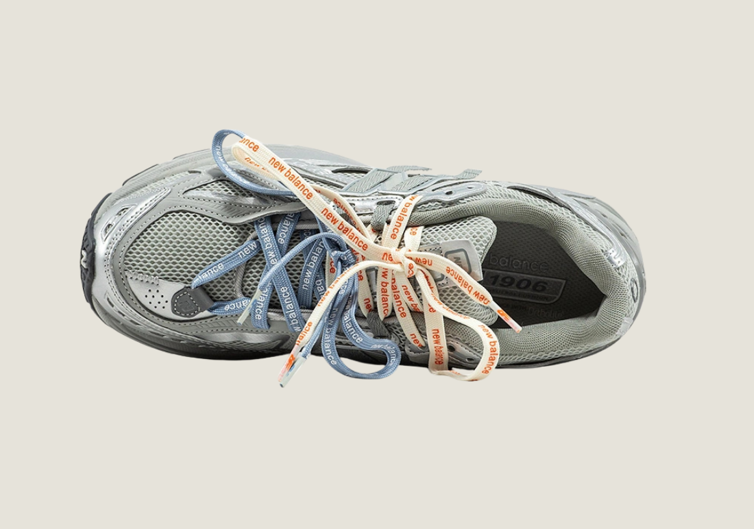 NB 1906A Double Laces Grey
