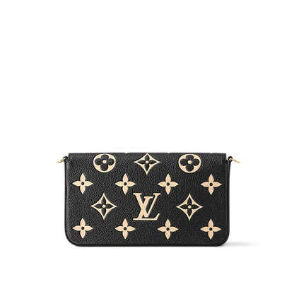 Felicie Pouch Black Beige