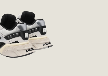 MA Runner Black / White / Silver Low Top Sneakers
