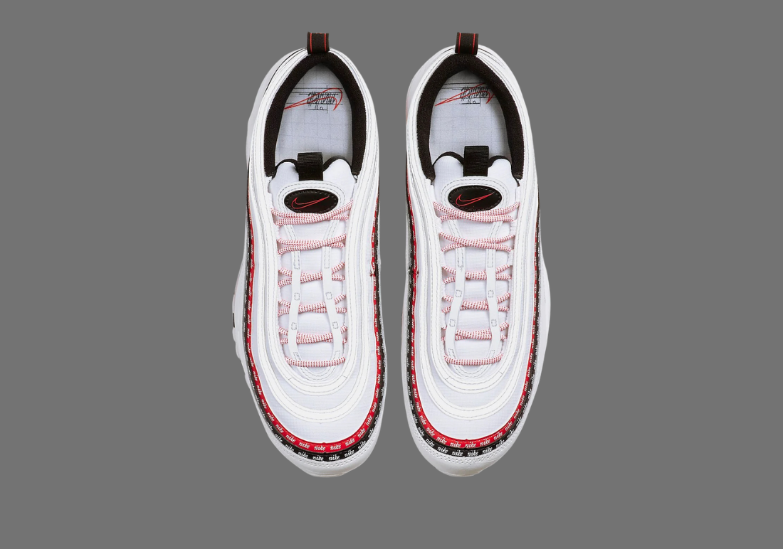 Air Max 97 Script Swoosh Pack White / University Red / Black