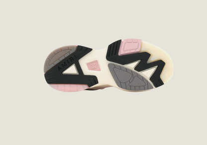MA Runner Pink Low Top Sneakers Pink White Cream