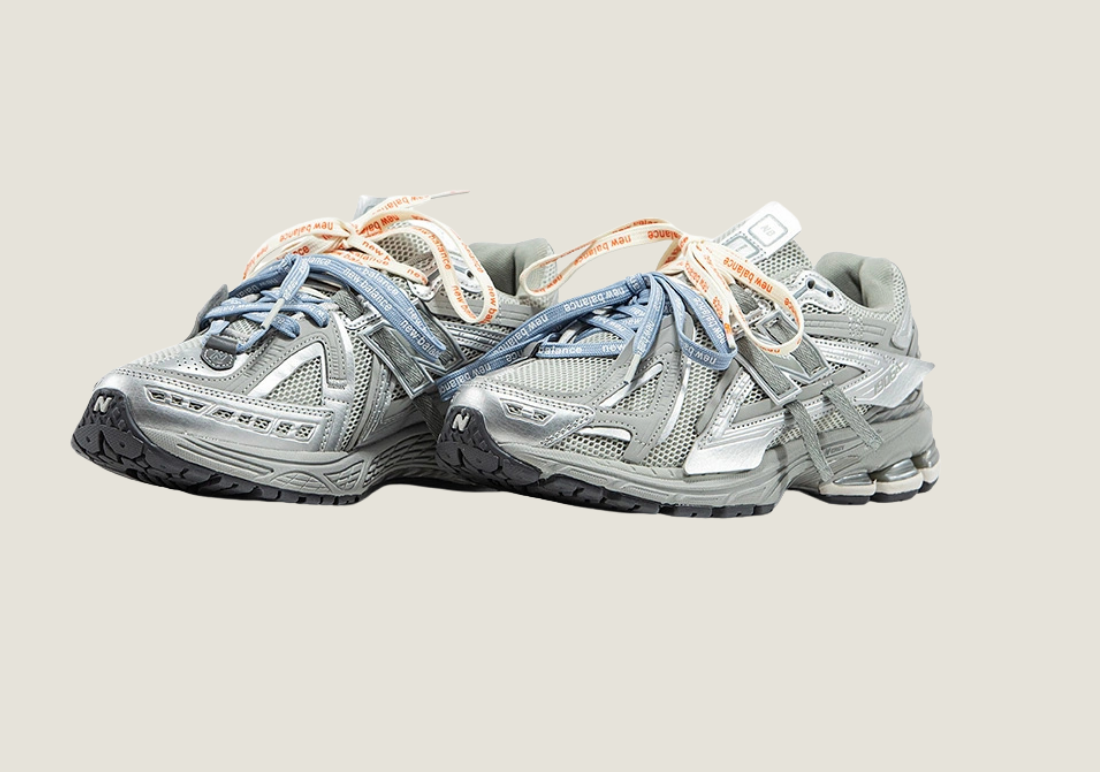 NB 1906A Double Laces Grey