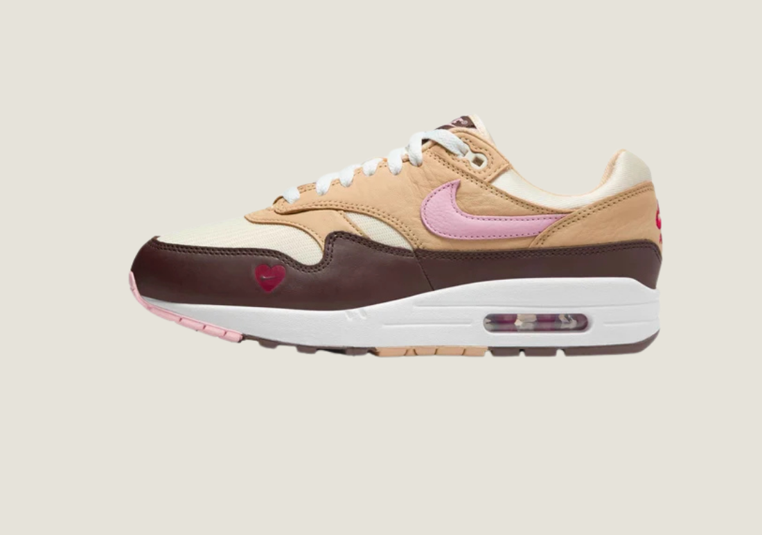 Air Max 1 '87  Coconut Milk/Baroque Brown/Medium Soft Pink