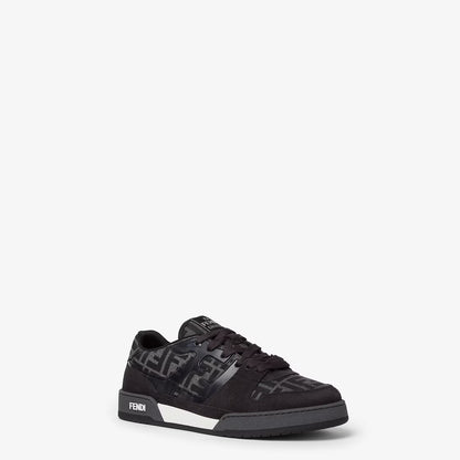 Match FF Low Top Sneakers – Triple Black
