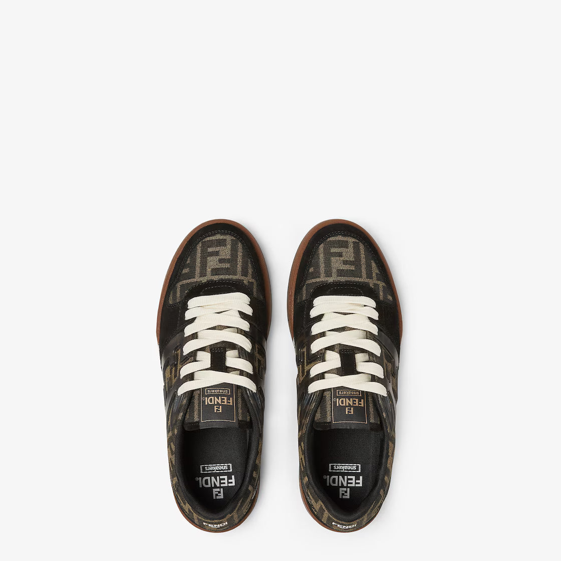 Match FF Low Top Sneakers – Brown