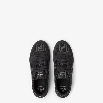 Match FF Low Top Sneakers – Triple Black