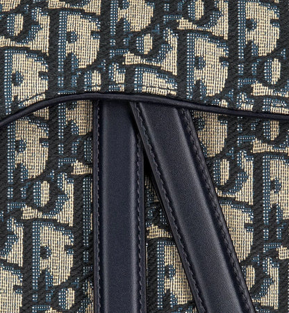 Saddle Bag With Strap - Blue Edition