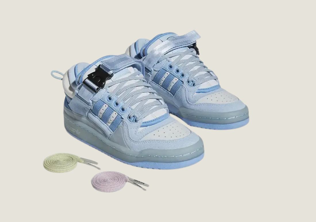 B-Bunny Forum Buckle Low "Blue Tint"