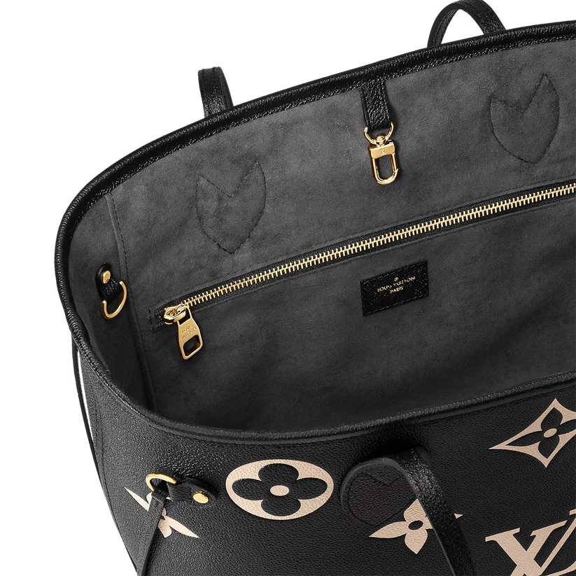 Never Full MM Monogram Empreinte Leather
