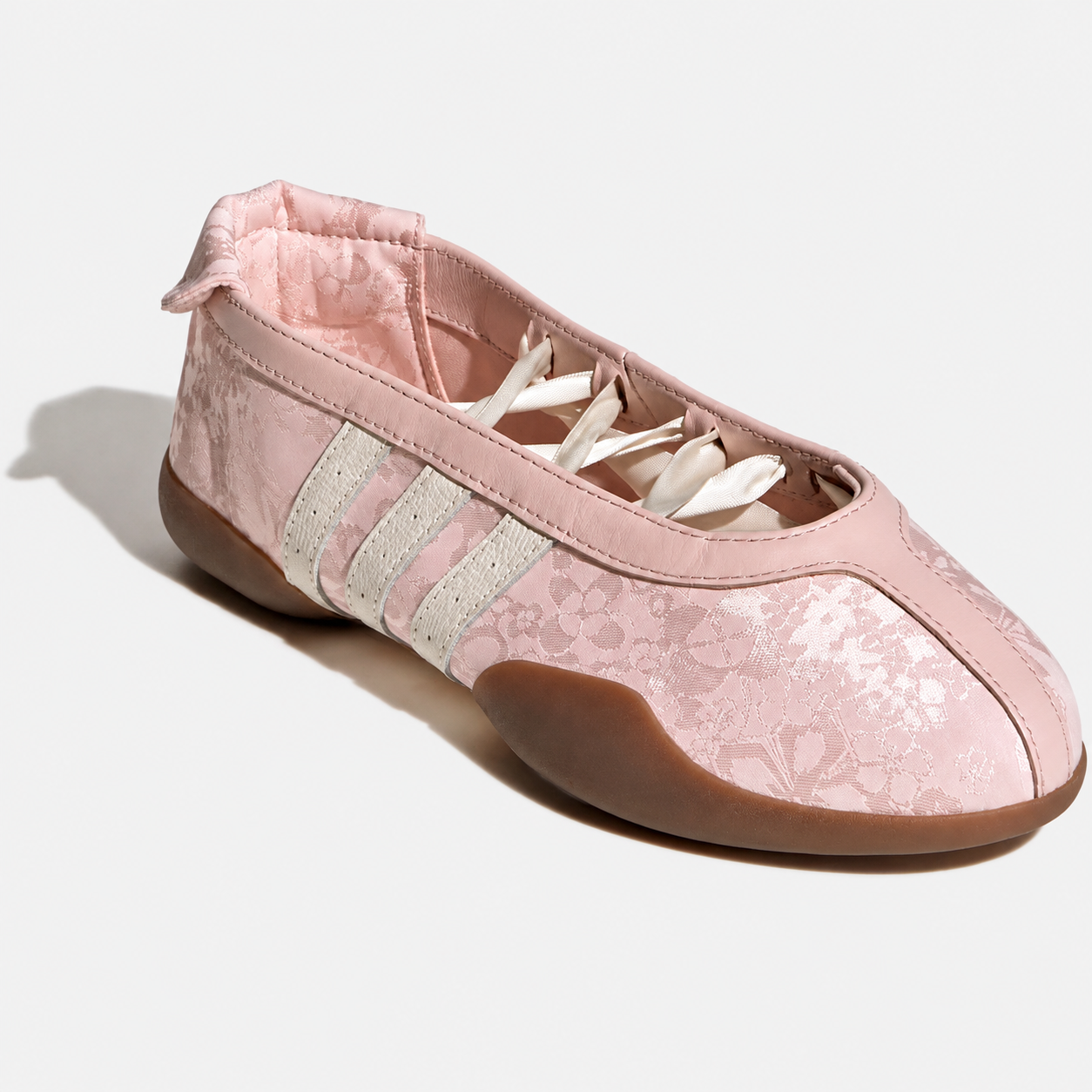 Taekwondo Mei Ballet soft pink floral-patterned