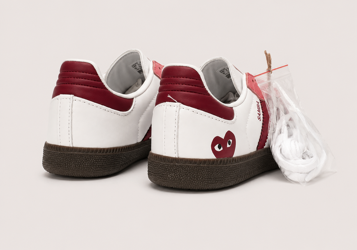 Samba X Cdg Red/White