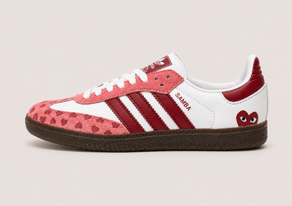 Samba X Cdg Red/White