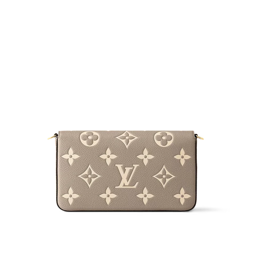 Felicie Pouch Monogram Cream