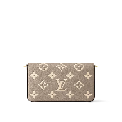Felicie Pouch Monogram Cream