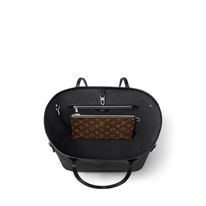 Never Full MM Black Epi Leather
