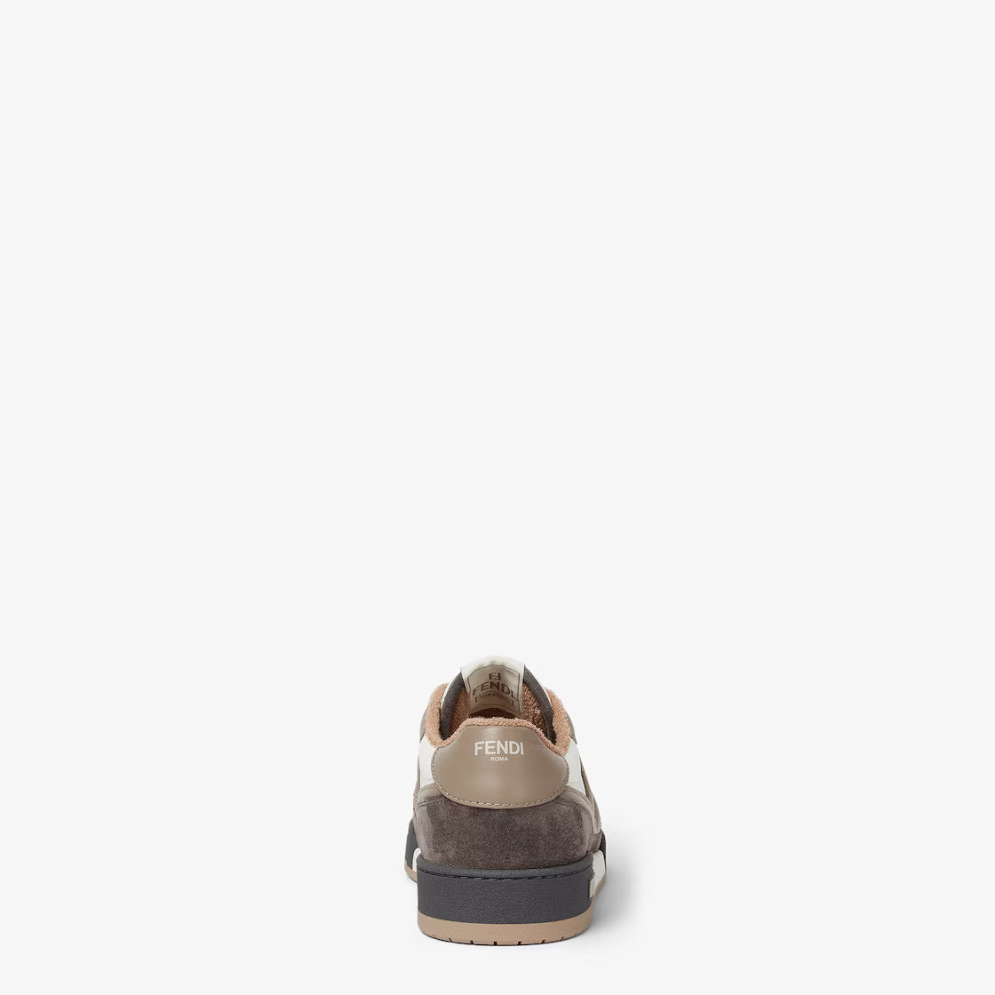 Match Lace-Up Sneakers – Brown & Cream
