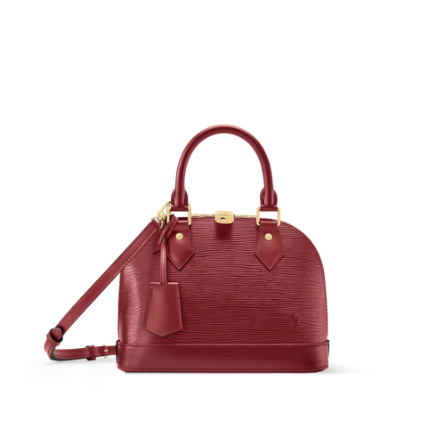 Alma BB Red Monogram Print