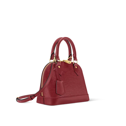 Alma BB Red Monogram Print