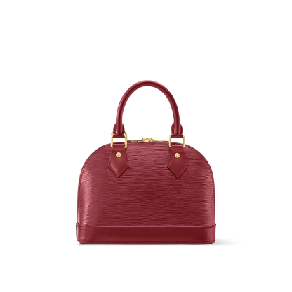 Alma BB Red Monogram Print
