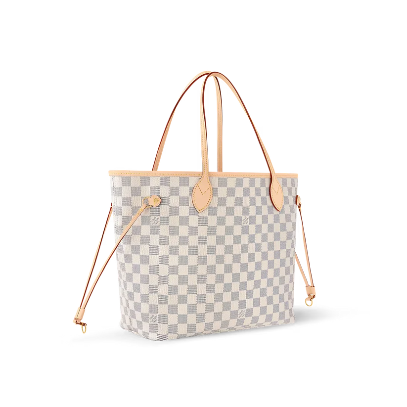 Never Full MM Damier Azur Canva
