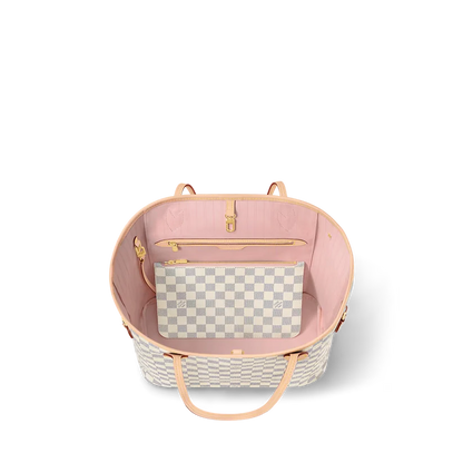 Never Full MM Damier Azur Canva
