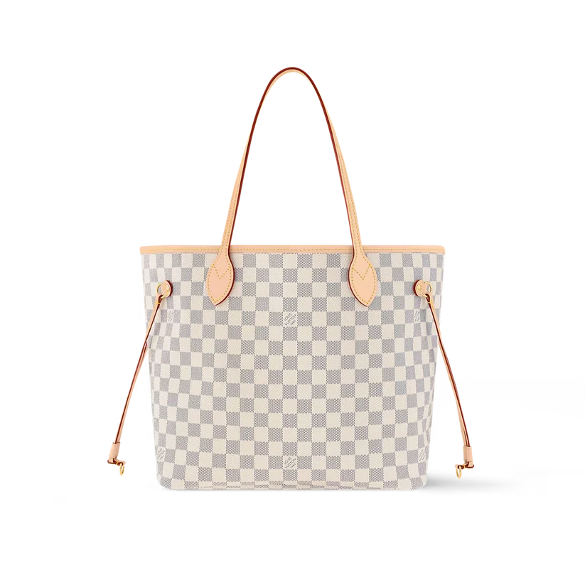 Never Full MM Damier Azur Canva