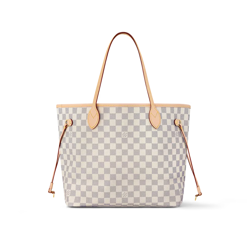 Never Full MM Damier Azur Canva