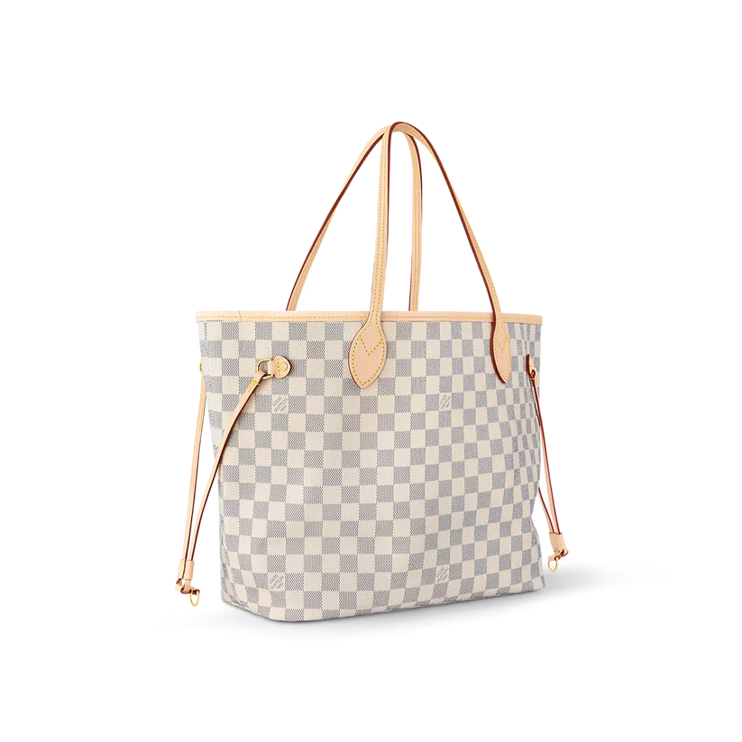 Never Full MM Damier Azur Canva
