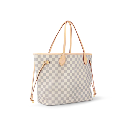 Never Full MM Damier Azur Canva
